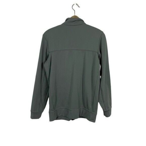 Nike Gray Zip Up Sweater Small Unisex Streetwear Athletic Sportswear Layer - Picture 3 of 6